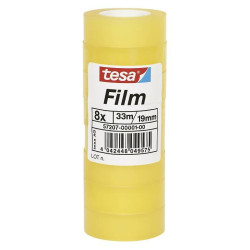 57207-00001-01 TESA FILM CINTA ADHESIVA TRANSPARENTE STANDARD SHRINK TOWER ROLLO 19MM X 33M TORRE 8 UD