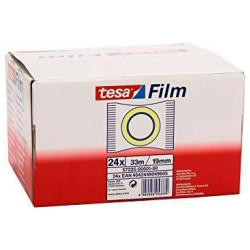 57225-00001-01 TESA FILM CINTA ADHESIVA TRANSPARENTE STANDARD FLOWPACK ROLLO 19MM X 33M