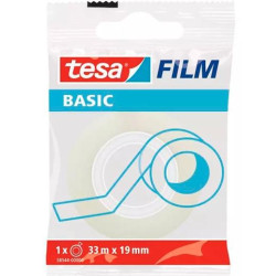 58544-00000-00 TESA FILM CINTA ADHESIVA TRANSPARENTE BASIC ROLLO 19MM X 33M