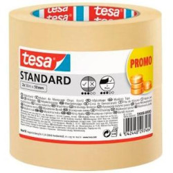 59006-00000-00 TESA CINTA DE ENMASCARAR STANDARD ADHESIVA PARA PINTOR 50MX50MM EN PACK DE 2 ROLLOS