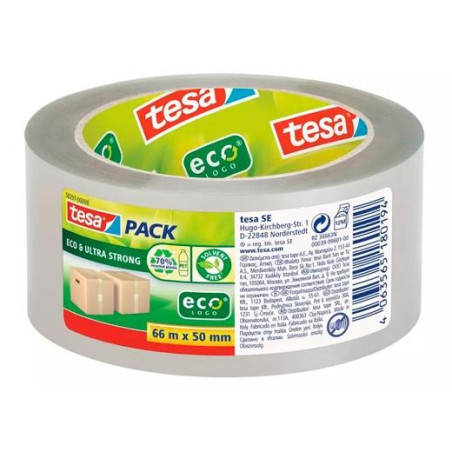 58297-00000-00 TESA CINTA EMBALAJE TESAPACK ECO 50MM X 66M ULTRAFUERTE TRANSPARENTE