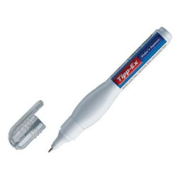 8024223 TIPP-EX BOLÍGRAFO CORRECTOR TIPP-EX SHAKE´N SQUEEZE PUNTA METÁLICA CAJA EXPOSITORA 10 UD