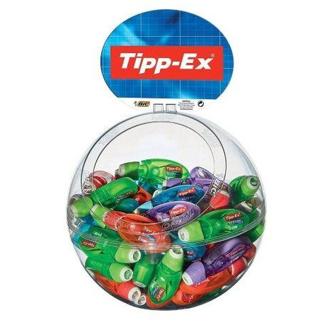 8794321 TIPP-EX CINTA CORRECTORA TIPP-EX MICRO TAPE TWIST 5MMX8M EXPOSITOR 60 UD C/SURTIDOS