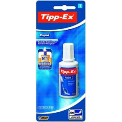 8871592 TIPP-EX CORRECTOR LÍQUIDO RAPID BOTE 20ML 1 UD BLÍSTER