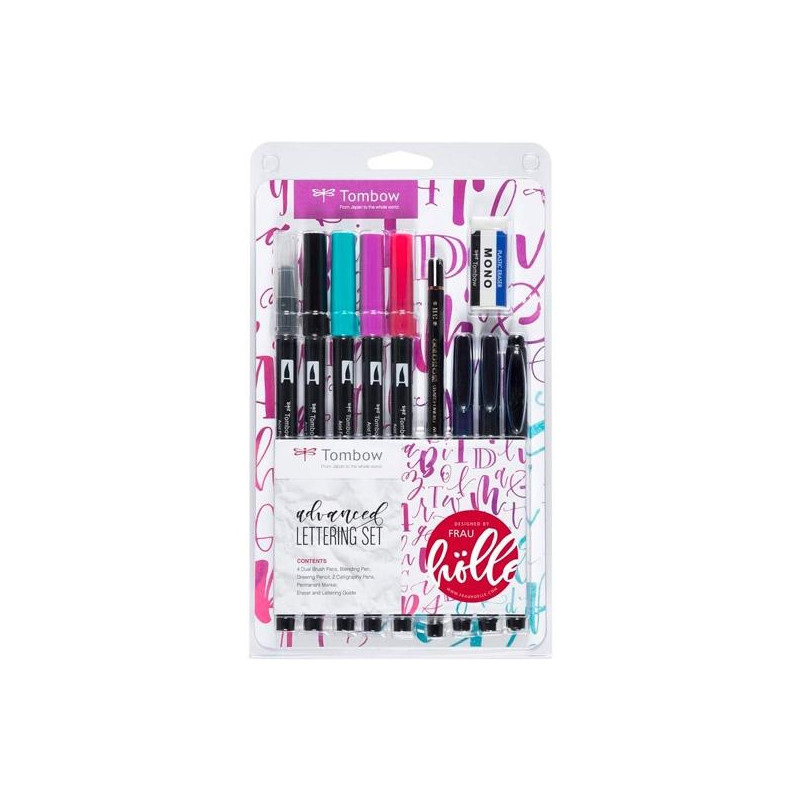 LS-ADV TOMBOW SET LETTERING AVANZADO ESTUCHE