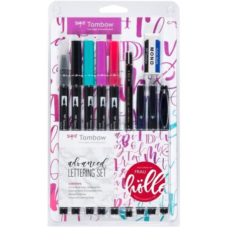 LS-ADV TOMBOW SET LETTERING AVANZADO ESTUCHE