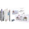 URBAN-SET TOMBOW URBAN SKETCHING SET DE 9 PIEZAS CAJA METÁLICA