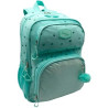 T434-1033 TOYBAGS MOCHILA PRIMARIA BLIN-BLIN CORAZONES MENTA DOBLE COMPARTIMENTO ADAPTABLE A CARRO