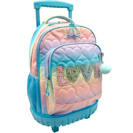 T911-1027 TOYBAGS TROLLEY FIJO COMPACTO DOBLE CUERPO GRAN CAPACIDAD BLIN-BLIN LOVE