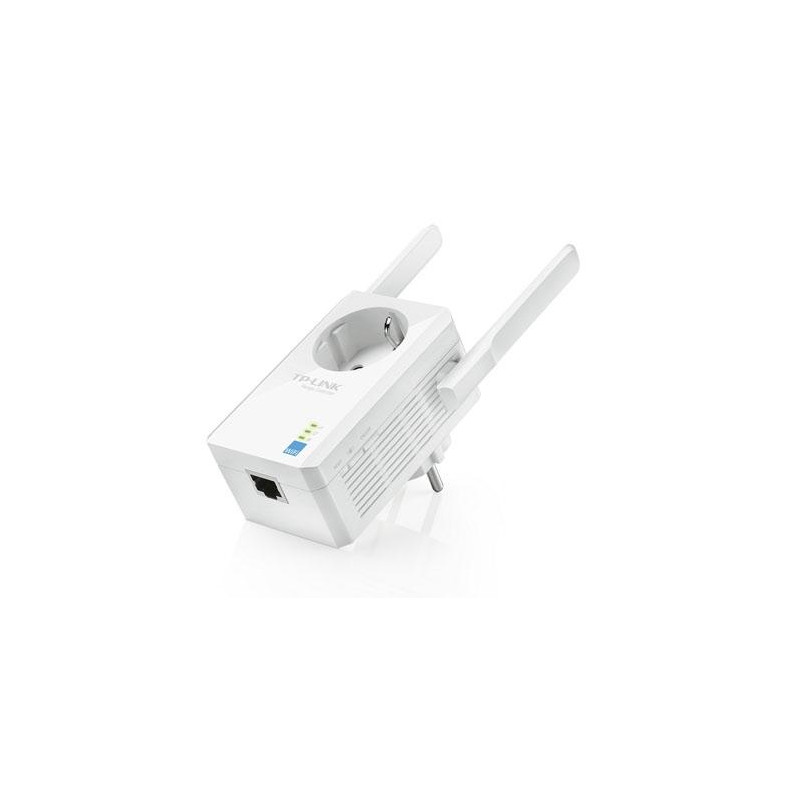 TL-WA860RE TP-LINK EXTENSOR DE COBERTURA WIFI TP-LINK WA860RE DE PARED 300MB PASSTHROUGH 1 PUERTO LAN WPS 2 ANTENAS FIJAS