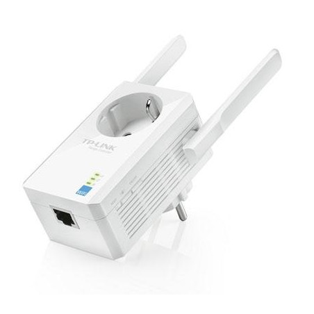 TL-WA860RE TP-LINK EXTENSOR DE COBERTURA WIFI TP-LINK WA860RE DE PARED 300MB PASSTHROUGH 1 PUERTO LAN WPS 2 ANTENAS FIJAS