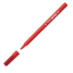 F730502 TRATTO OFFICE FINE ROTULADOR PUNTA DE FIBRA ROJO - CAJA 12 UNIDADES-