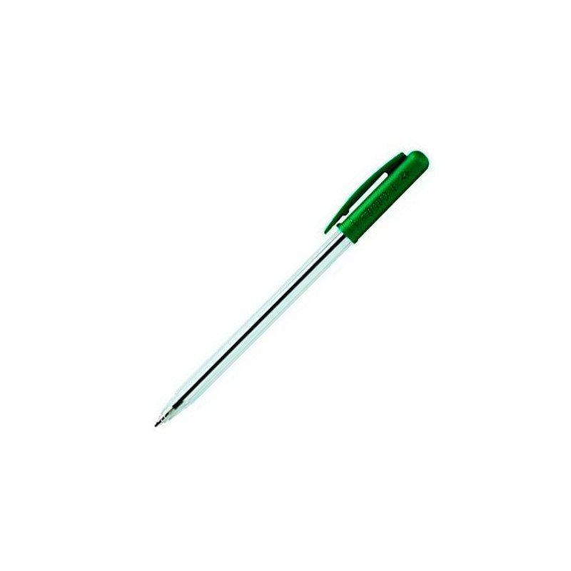 F820504 TRATTO BOLÍGRAFO UNO RETRÁCTIL 1.0MM VERDE CAJA 50 UD