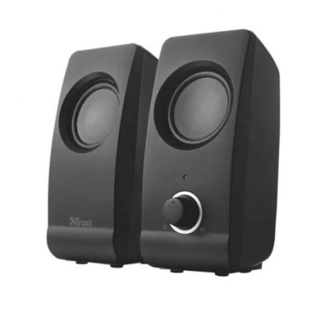 17595 TRUST ALTAVOCES 2.0 REMO SPEAKER SET 8W RMS ALIMENTADOS POR USB CONTROL VOLUMEN NEGRO