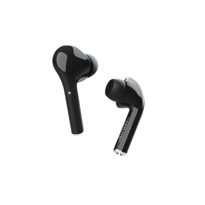 23554 TRUST AURICULARES INALAMBRICOS TACTIL BLUETOOTH CON BASE DE CARGA NEGRO