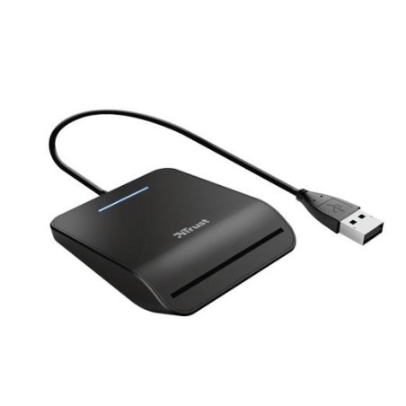 23890 TRUST LECTOR DE TARJETAS EXTERNO DNI COMPATIBLE CON DNIE Y SMARTCARDS  USB 2.0  NEGRO