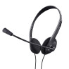 24659 TRUST AURICULARES BASIC ESTÉREO JACK 3.5MM ULTRALIGEROS CON MICRÓFONO FLEXIBLE AJUSTABLE NEGRO.