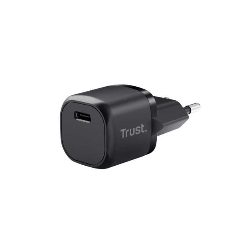 25174 TRUST CARGADOR PARED USB-C PW 20W NEGRO