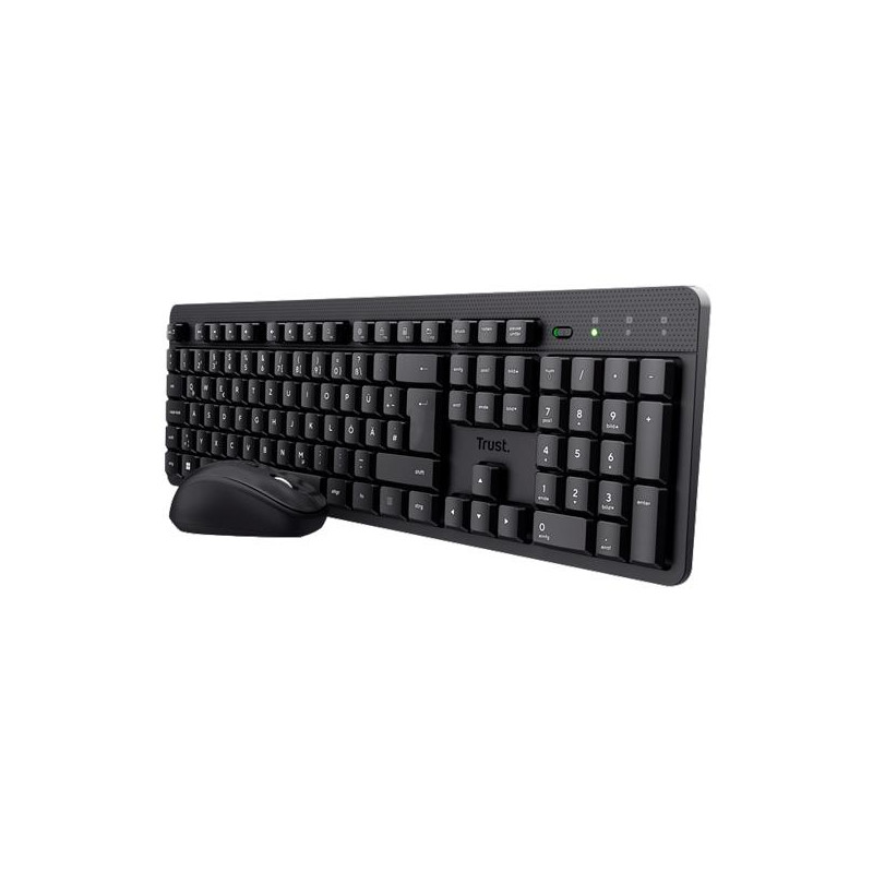 25356 TRUST COMBO TECLADO + RATÓN TKM-360 INALÁMBRICO 1000PPP SILENCIOSO NEGRO