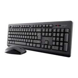 25433 TRUST COMBO TECLADO + RATÓN INALÁMBRICO PRIMO QWERTY ESPAÑOL NEGRO