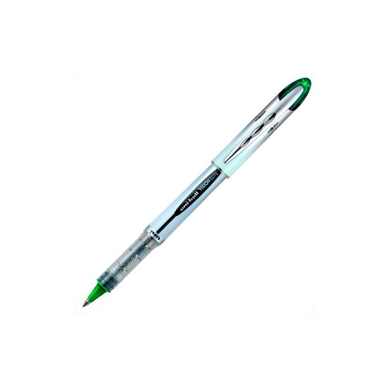 148684000 UNIBALL ROLLERBALL VISION ELITE UB-200 0.8MM VERDE CAJA 12 UD