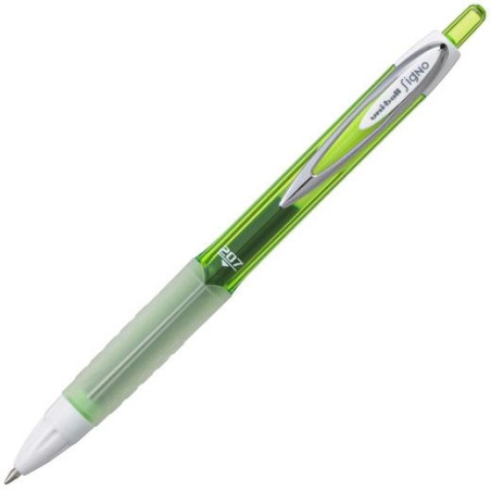 17558000 UNIBALL ROLLERBALL SIGNO UMN-207F RETRÁCTIL 0.7MM VERDE CAJA 12 UD