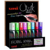 182634541 UNIBALL MARCADOR DE TIZA LÍQUIDA CHALK PWE-5M/3D COLORES SURTIDOS EXPOSITOR 36 UD