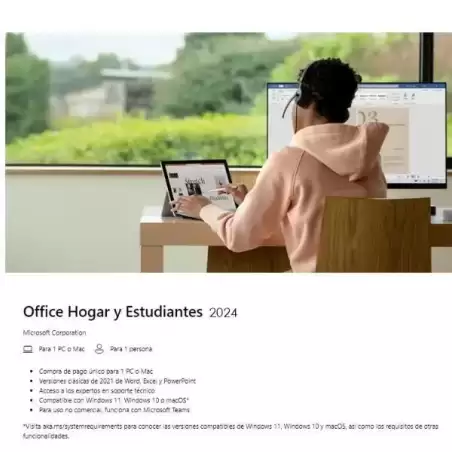 EP2-06873 MICROSOFT OFFICE HOME 2024 TODOS LOS IDIOMAS FISICA