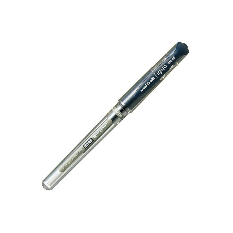 218883000 UNIBALL ROLLERBALL SIGNO BROAD UM-153 1.0MM AZUL OSCURO CAJA 12 UD