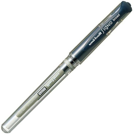 218883000 UNIBALL ROLLERBALL SIGNO BROAD UM-153 1.0MM AZUL OSCURO CAJA 12 UD