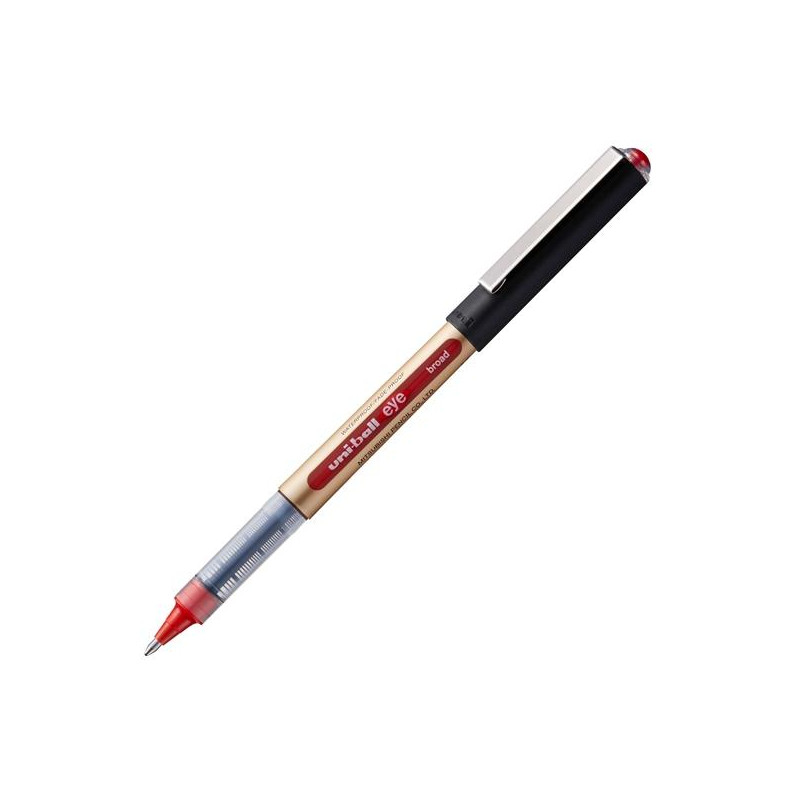 246975000 UNIBALL ROLLERBALL EYE BROAD UB-150-10 1.0MM ROJO CAJA 12 UD