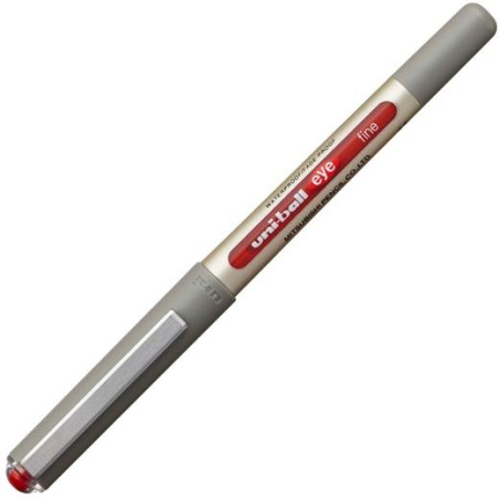 524413000 UNIBALL ROLLERBALL EYE FINE UB-157 0.7MM ROJO CAJA 12 UD