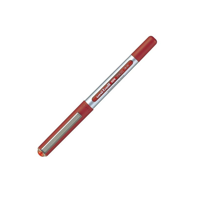 534107000 UNIBALL ROLLERBALL EYE MICRO UB-150 0.5MM ROJO CAJA 12 UD