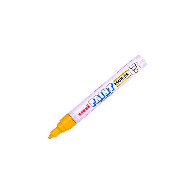 545509000 UNIBALL MARCADOR PERMANENTE PAINT MARKER PX-20(L) AMARILLO