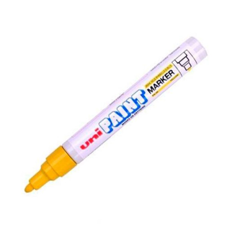 545509000 UNIBALL MARCADOR PERMANENTE PAINT MARKER PX-20(L) AMARILLO