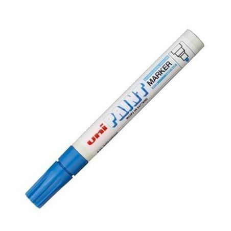 545541000 UNIBALL MARCADOR PERMANENTE PAINT MARKER PX-20(L) AZUL CLARO