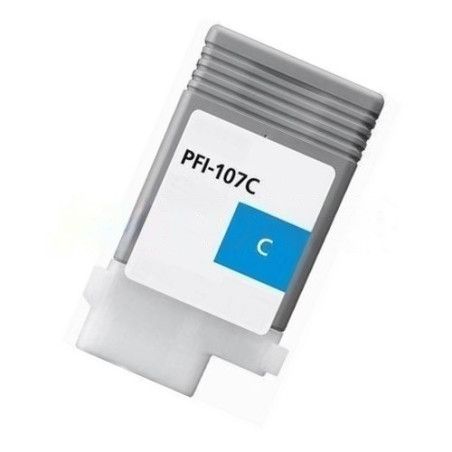 Cartucho de tinta Canon PFI107 cyan compatible con 6706B001