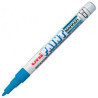 558650000 UNIBALL MARCADOR PERMANENTE PAINT PX-21L AZUL CLARO CAJA 12 UD