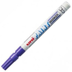 558676000 UNIBALL MARCADOR PERMANENTE PAINT PX-21L VIOLETA CAJA 12 UD