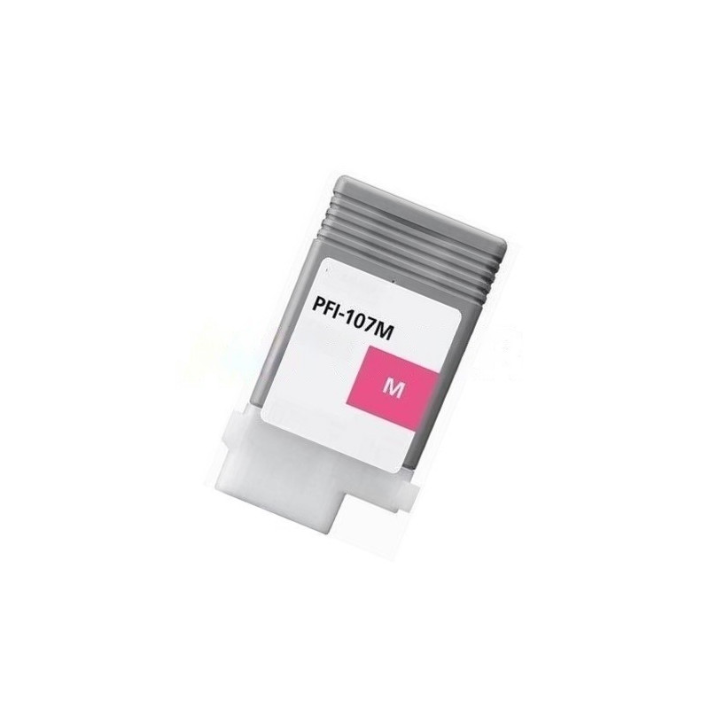 Cartucho de tinta Canon PFI107 magenta compatible con 6707B001