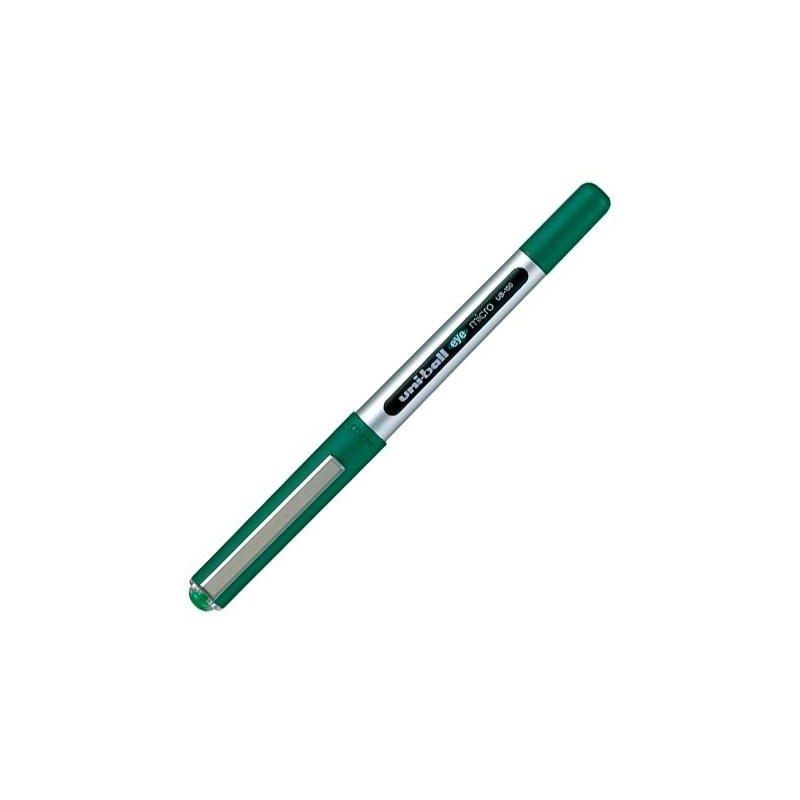 597377000 UNIBALL ROLLERBALL EYE MICRO UB-150 0.5MM VERDE CAJA 12 UD