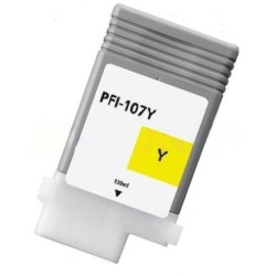 Cartucho de tinta Canon PFI107 amarillo compatible con 6708B001