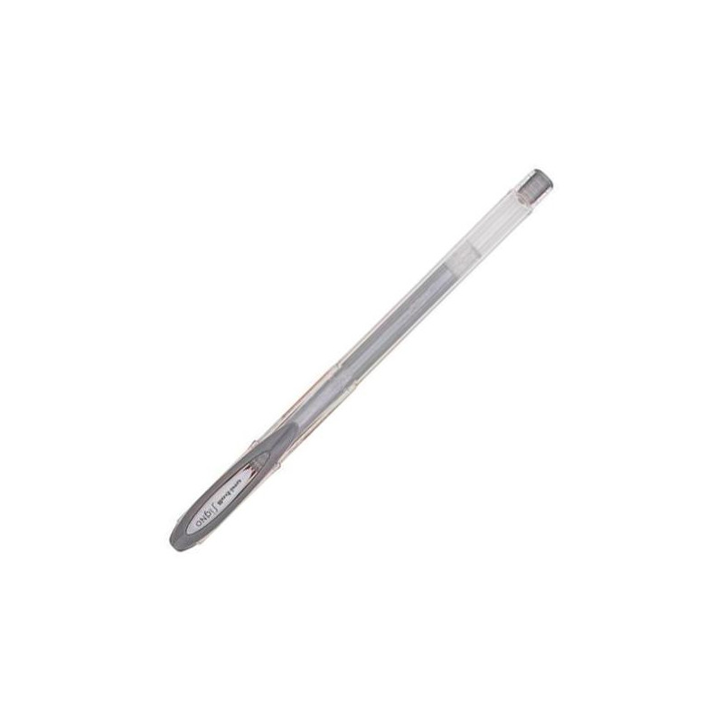 788851000 UNIBALL ROLLERBALL SIGNO NOBLE METAL UM-120NM 0.8MM PLATA CAJA 12 UD