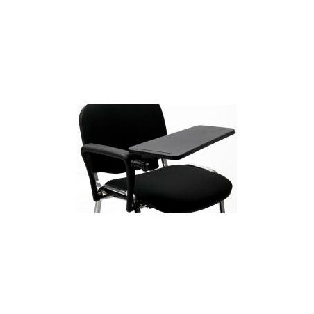 ACCKTDAF1 UNISIT REPOSABRAZOS CON MESITA ESCRITORIO PARA SILLA CONFIDENTE DADO NEGRO