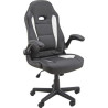 CH3/KN UNISIT SILLÓN GAMING GIRATORIO CON REPOSABRAZOS NEGRA Y BLANCA