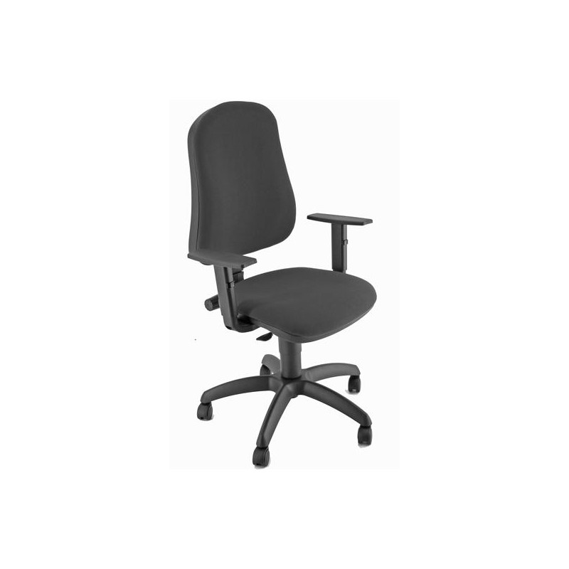 SICP/BRF/EN UNISIT SILLA ADMINISTRATIVA CP SIMPLE REPOSABRAZOS AJUSTABLES INCLUIDOS - NEGRA