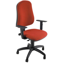 SICP/BRF/ER UNISIT SILLA ADMINISTRATIVA CP SIMPLE ROJA REPOSABRAZOS AJUSTABLES