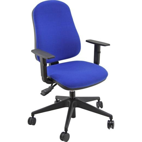 SISY/BR/EB UNISIT SILLA ADMINISTRATIVA SINCRO SIMPLE AZUL REPOSABRAZOS AJUSTABLES