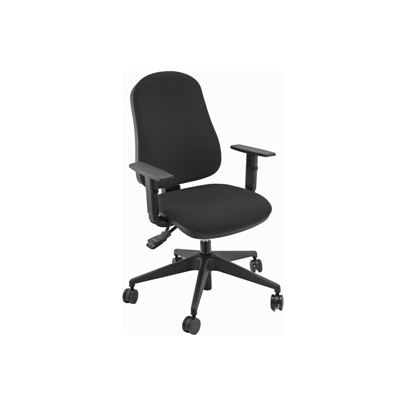 SISY/BR/EN UNISIT SILLA ADMINISTRATIVA SINCRO SIMPLE NEGRA REPOSABRAZOS AJUSTABLES