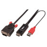 41456 LINDY CABLE CONVERSOR HDMI  A VGA NEGRO 2